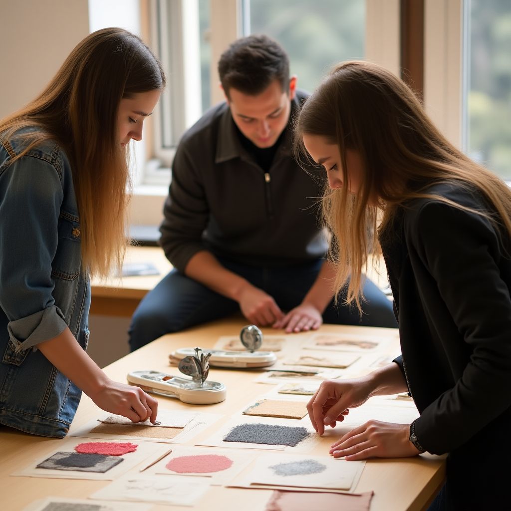 Exploración de materiales y texturas